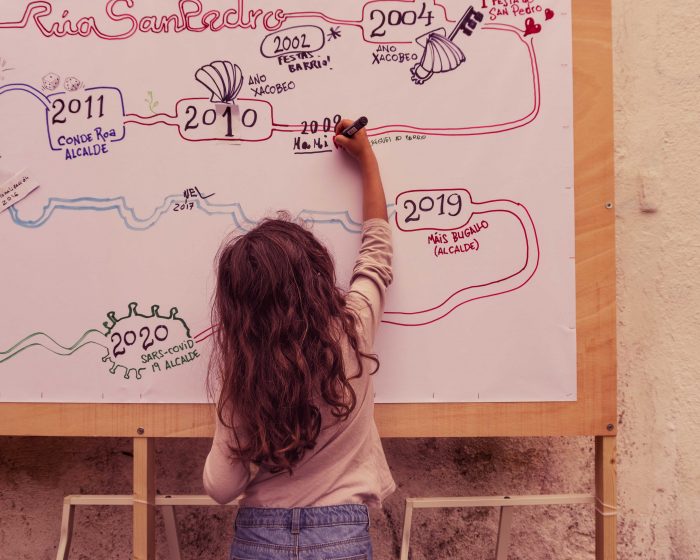 ¿Imaxinas un mapa que sitúe os coidados e non as estradas?